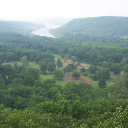 Going up Bowman's Hill Tower (2007) - 07/28/2021